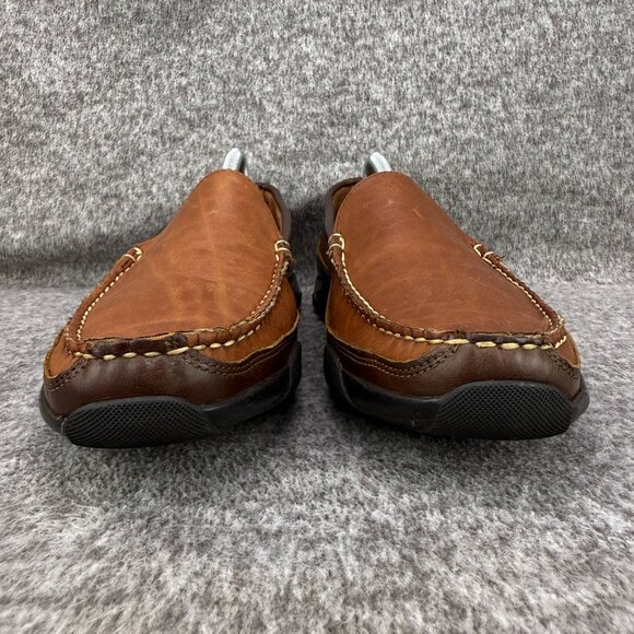 ✅Allen Edmonds Boulder Loafers Mens 9.5D Brown Leather Slip-On Driving Moc/Shoes - Picture 6 of 12